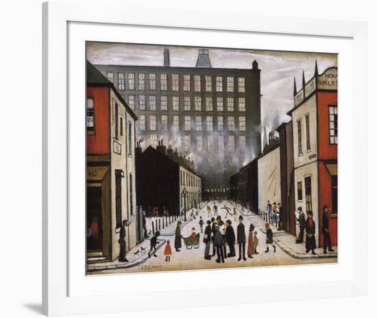 Street Scene (Pendlebury)-Laurence Stephen Lowry-Framed Giclee Print