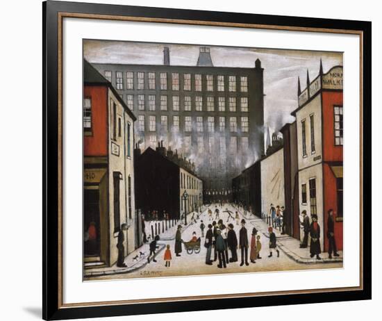 Street Scene (Pendlebury)-Laurence Stephen Lowry-Framed Giclee Print