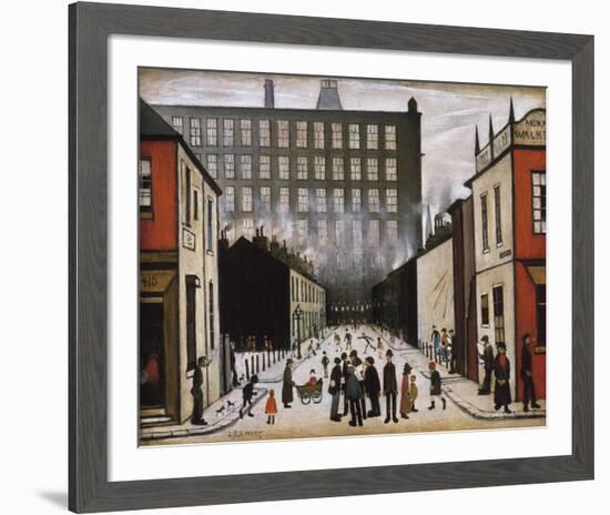 Street Scene (Pendlebury)-Laurence Stephen Lowry-Framed Giclee Print