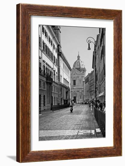 Street Scene Rome Italy-null-Framed Photo