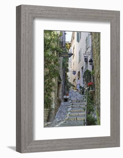 Street Scene, Saint-Paul-De-Vence, Provence-Alpes-Cote D'Azur, Provence, France, Europe-Stuart Black-Framed Photographic Print