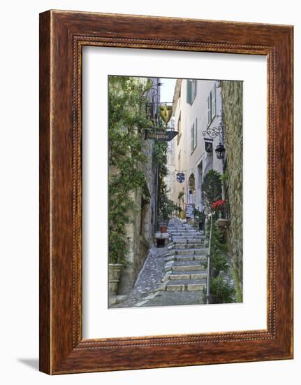 Street Scene, Saint-Paul-De-Vence, Provence-Alpes-Cote D'Azur, Provence, France, Europe-Stuart Black-Framed Photographic Print