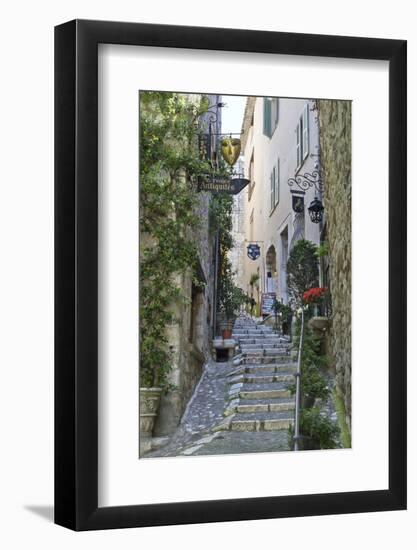 Street Scene, Saint-Paul-De-Vence, Provence-Alpes-Cote D'Azur, Provence, France, Europe-Stuart Black-Framed Photographic Print