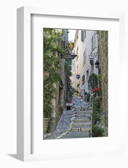 Street Scene, Saint-Paul-De-Vence, Provence-Alpes-Cote D'Azur, Provence, France, Europe-Stuart Black-Framed Photographic Print