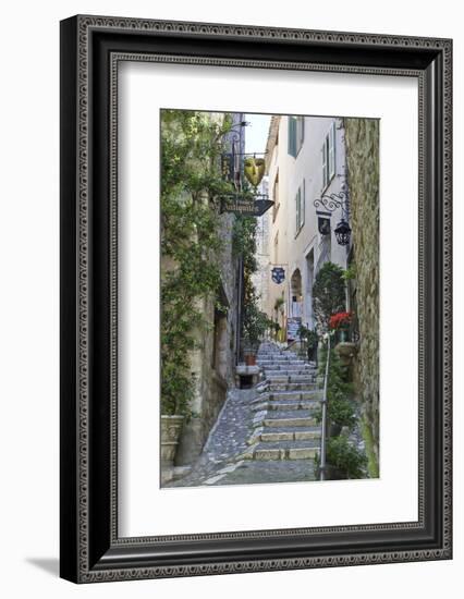 Street Scene, Saint-Paul-De-Vence, Provence-Alpes-Cote D'Azur, Provence, France, Europe-Stuart Black-Framed Photographic Print