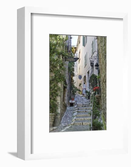 Street Scene, Saint-Paul-De-Vence, Provence-Alpes-Cote D'Azur, Provence, France, Europe-Stuart Black-Framed Photographic Print