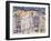 Street Scene, South of France-Christopher Wood-Framed Giclee Print