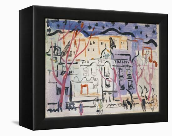 Street Scene, South of France-Christopher Wood-Framed Premier Image Canvas