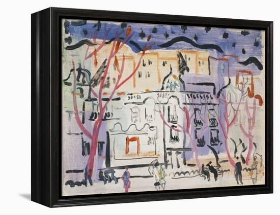 Street Scene, South of France-Christopher Wood-Framed Premier Image Canvas