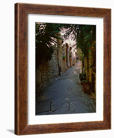 Street Scene, St. Paul de Vence, France-Charles Sleicher-Framed Photographic Print