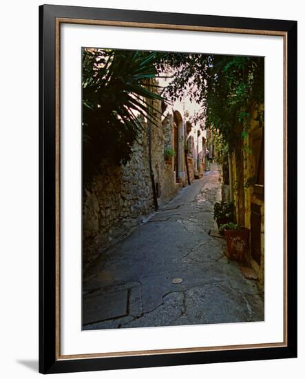 Street Scene, St. Paul de Vence, France-Charles Sleicher-Framed Photographic Print