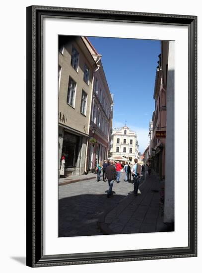 Street Scene, Tallin, Estonia, 2011-Sheldon Marshall-Framed Photographic Print