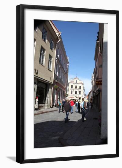 Street Scene, Tallin, Estonia, 2011-Sheldon Marshall-Framed Photographic Print