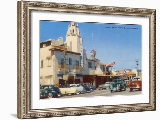 Street Scene, Tijuana, Mexico-null-Framed Art Print