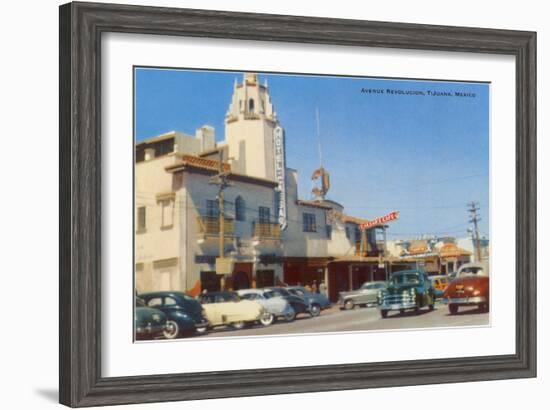 Street Scene, Tijuana, Mexico-null-Framed Art Print