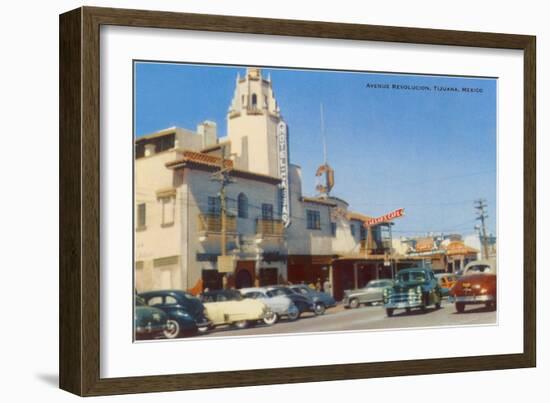 Street Scene, Tijuana, Mexico-null-Framed Art Print