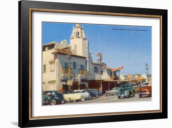 Street Scene, Tijuana, Mexico-null-Framed Art Print