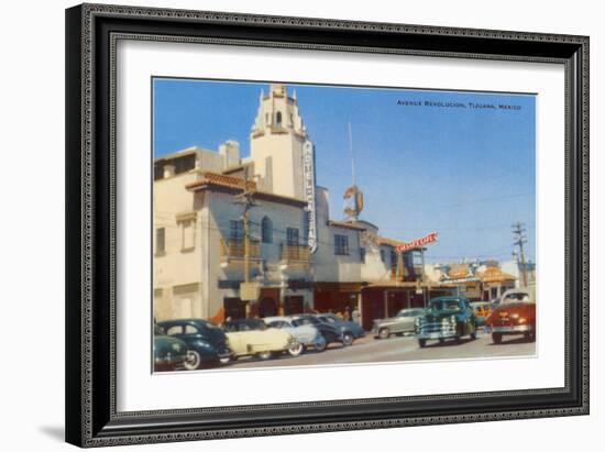 Street Scene, Tijuana, Mexico-null-Framed Art Print