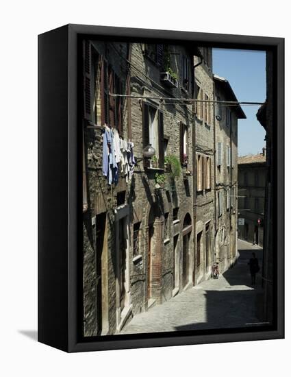 Street Scene, Urbino, (Marche) Marches, Italy-Sheila Terry-Framed Premier Image Canvas