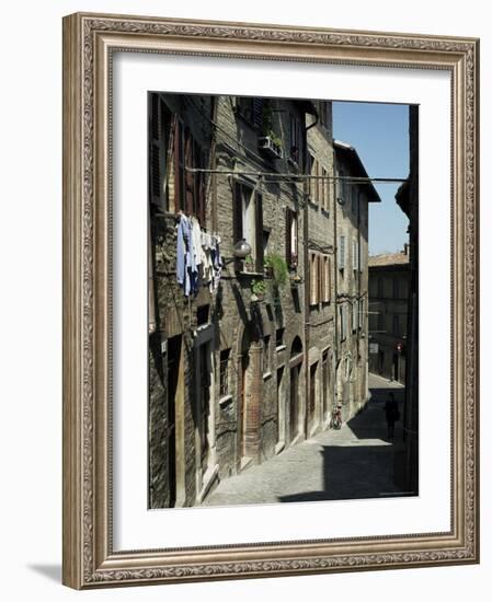 Street Scene, Urbino, (Marche) Marches, Italy-Sheila Terry-Framed Photographic Print