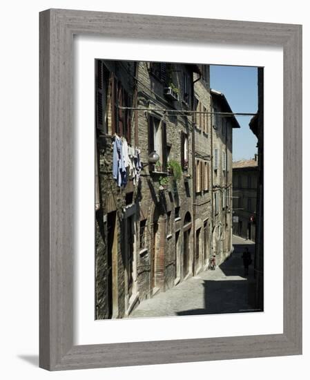 Street Scene, Urbino, (Marche) Marches, Italy-Sheila Terry-Framed Photographic Print