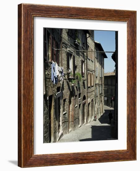 Street Scene, Urbino, (Marche) Marches, Italy-Sheila Terry-Framed Photographic Print