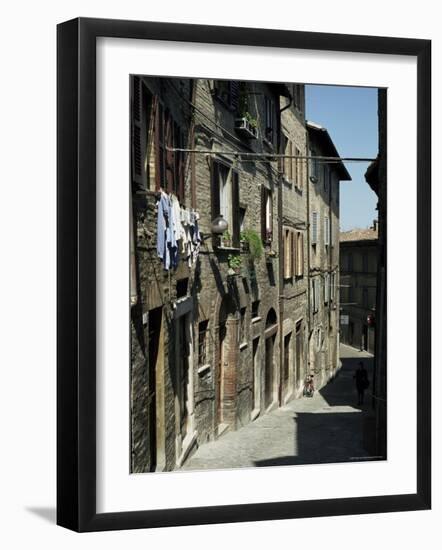 Street Scene, Urbino, (Marche) Marches, Italy-Sheila Terry-Framed Photographic Print