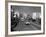 Street Scene View Down Vine Street NBC Studio the Broadway Hotel Near Sunset Boulevard Hollywood-null-Framed Photographic Print