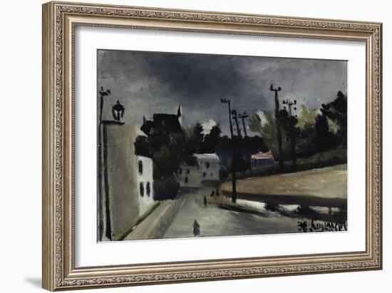 Street Scene-Henri Rousseau-Framed Giclee Print