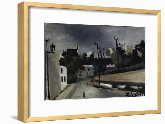 Street Scene-Henri Rousseau-Framed Giclee Print