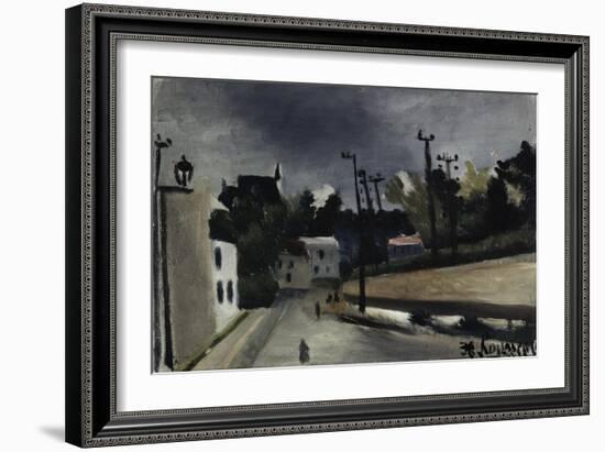 Street Scene-Henri Rousseau-Framed Giclee Print