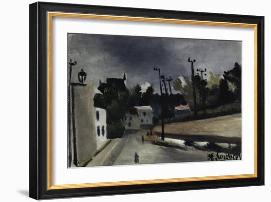 Street Scene-Henri Rousseau-Framed Giclee Print