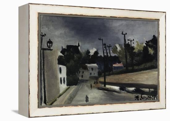 Street Scene-Henri Rousseau-Framed Premier Image Canvas
