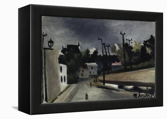 Street Scene-Henri Rousseau-Framed Premier Image Canvas