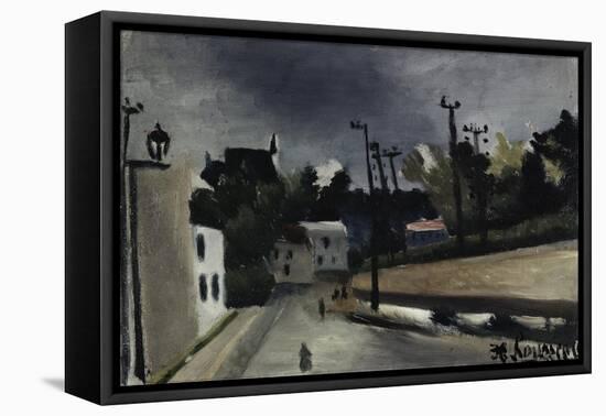 Street Scene-Henri Rousseau-Framed Premier Image Canvas