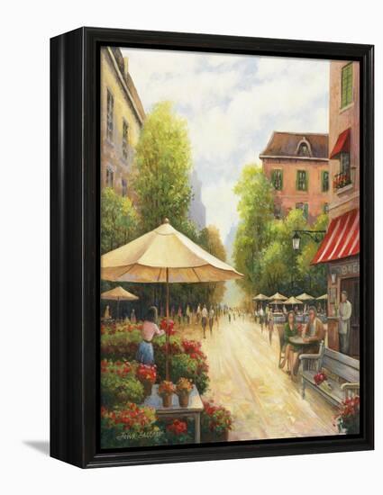 Street Scene-John Zaccheo-Framed Premier Image Canvas