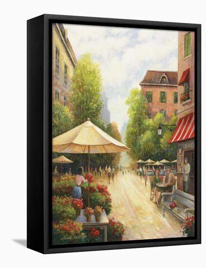 Street Scene-John Zaccheo-Framed Premier Image Canvas