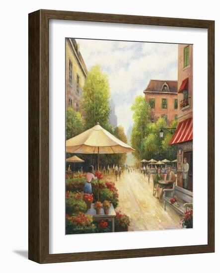 Street Scene-John Zaccheo-Framed Giclee Print