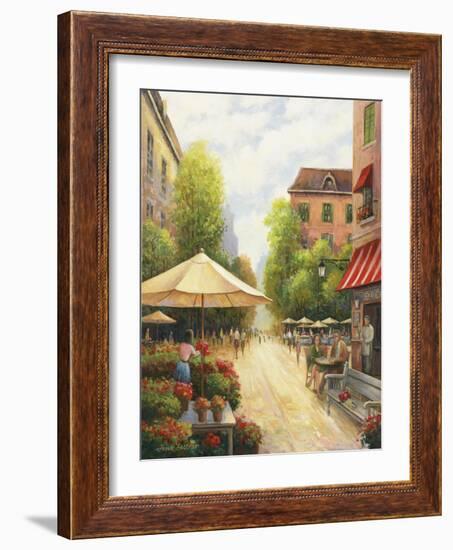 Street Scene-John Zaccheo-Framed Giclee Print