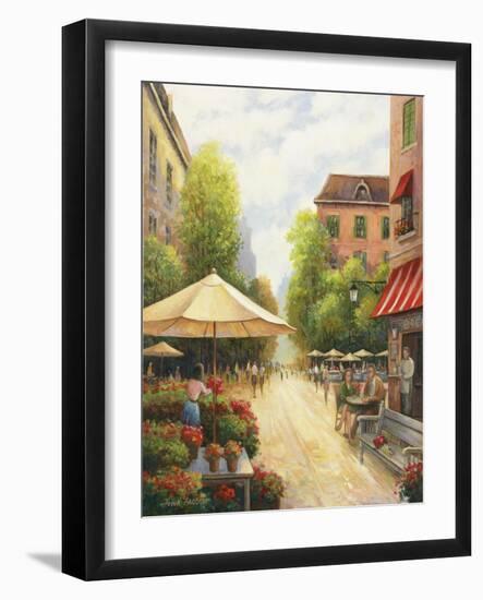 Street Scene-John Zaccheo-Framed Giclee Print