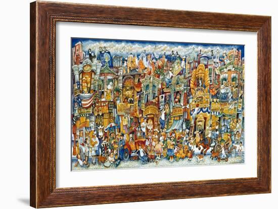 Street Scene-Bill Bell-Framed Giclee Print