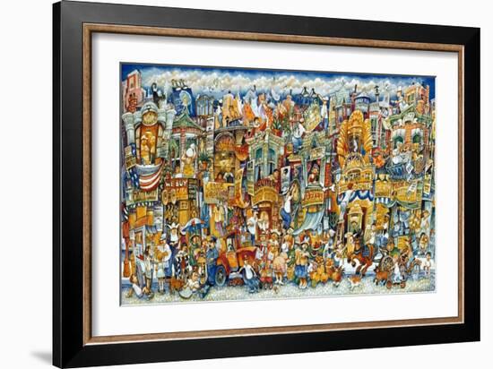 Street Scene-Bill Bell-Framed Giclee Print