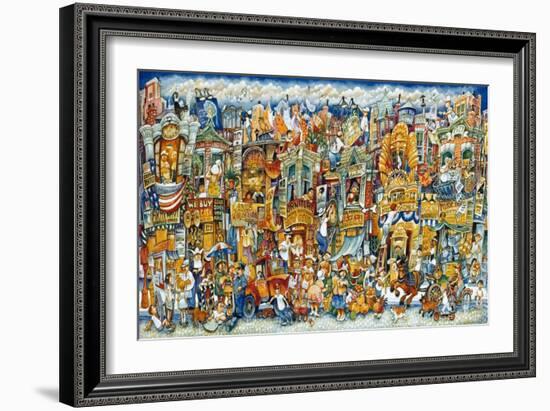 Street Scene-Bill Bell-Framed Giclee Print