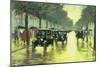 Street Scene-Lesser Ury-Mounted Giclee Print