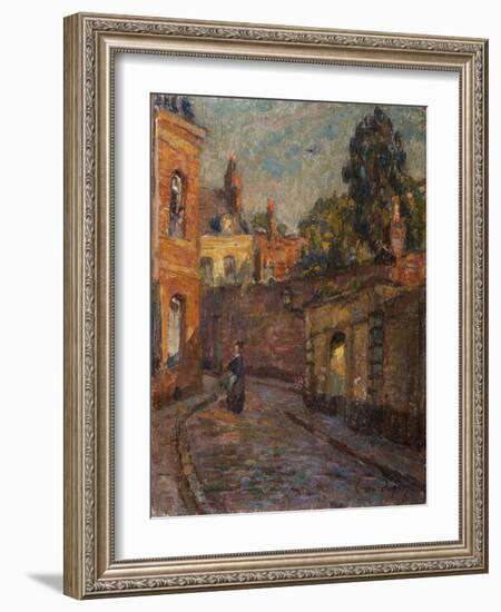 Street Scene-Henri Duhem-Framed Giclee Print