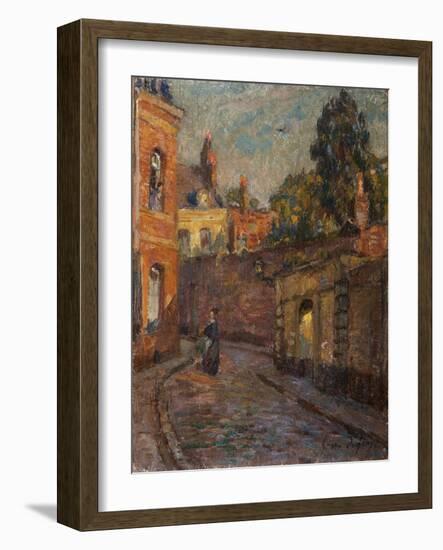 Street Scene-Henri Duhem-Framed Giclee Print