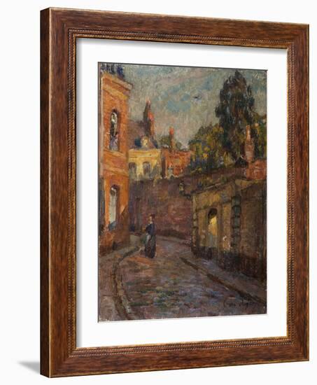 Street Scene-Henri Duhem-Framed Giclee Print