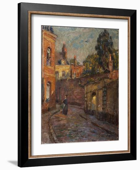 Street Scene-Henri Duhem-Framed Giclee Print