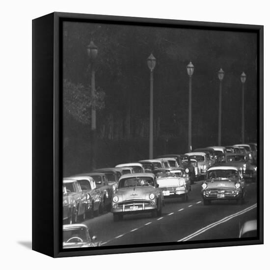 Street Scenes from L.A-Ralph Crane-Framed Premier Image Canvas