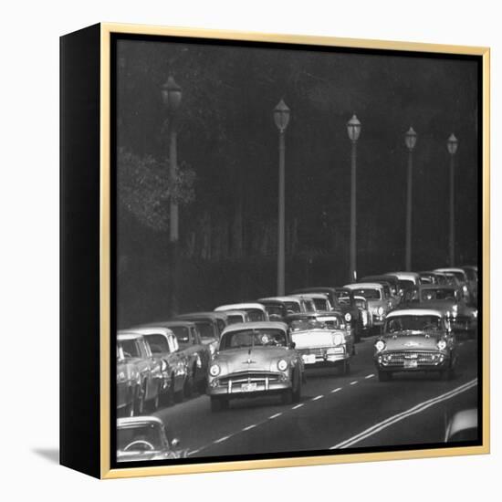 Street Scenes from L.A-Ralph Crane-Framed Premier Image Canvas